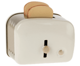 Miniature toaster & bread - Off white - Maileg