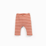 Gestreepte jersey legging - Tapestry