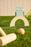 Houten croquet set