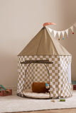 Spielzelt - Check Khaki - Kid's Concept 