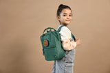 Mini Square rugzak Little Gang - Dark Green