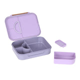 Bento-Lunchbox - Little Gang - Heart Lilac - Lässig