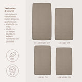Hoeslaken jersey - Dark Taupe