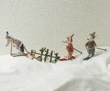 Wintermaus mit Skiset - Große Schwester - Maileg