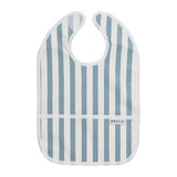 2-pack Slab met opvangbak - Fat Stripe Jeans Blue - Meyco