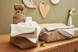 3-pack Hydrofiele doeken pre-washed - Offwhite/Soft Sand/Taupe - Meyco