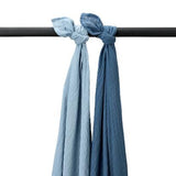 2-pack Hydrofiele doeken pre-washed - Jeans Blue/Indigo - Meyco