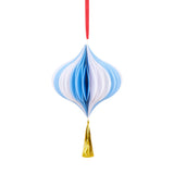 Papieren hangdecoratie - feestelijk gestreept - Meri Meri
