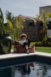 Outdoor Beanbag Chair - Pomegranate