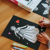 Kidyneon – Leuchtendes Kunstwerk-Set – Es war einmal – Kidywolf