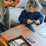 Kidyneon – Leuchtendes Kunstwerk-Set – Tiere – Kidywolf