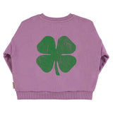 Sweater - Mauve met "Lucky Luke"-print