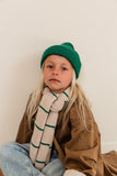 Beanie Fonzie Kids - Grass - Hvid