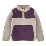 Fleece trui - Amethyst/Grey