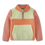 Fleece trui - Pink/Orange/Green