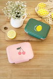 Lunchbox stainless steel - Happy Fruits - Cherry