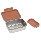 Lunchbox stainless steel - Happy Prints - Caramel