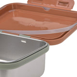Lunchbox stainless steel - Happy Prints - Caramel