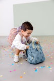 Mini Square rugzak Pattern Party - Blauw