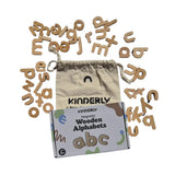 Magnetisch houten alfabet