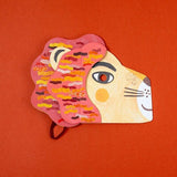 Masker met stickers Be Wild! Leeuw - Londji