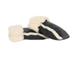 Buggywanten Sheepskin Buggy Mittens - Coated Noir Milk