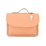 Lederen kleutertas met magneetsluiting - Peach