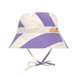 Vissershoedje - Strepen Purple Sea Salt
