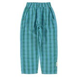 Broek - blauw & groen geruit