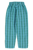 Broek - blauw & groen geruit