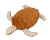 Knuffel schildpad met warmtekussen - Large - Rust