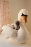 Knuffel met muziekje - Swan