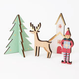 Houten adventskalender Festive Village