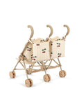 Twin doll stroller - Ma grande cerise