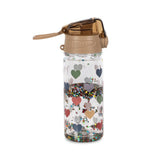 Glitterdrinkfles - Bon coeur coloré