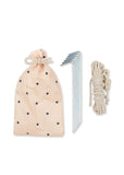 Mini strandtent pop-up UV50+ - Navy dots