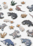 Puffy stickers - Dino