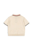Mio knit polo - Almond milk