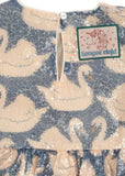 Starla glitterkleed - Swan