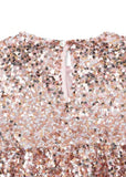 Lila sequins jurk - Grey / Rosa