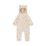 Newborn onesie met kap - Cherry