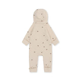 Newborn onesie met kap - Cherry