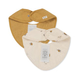 2-pack slabbetjes newborn - Lemon