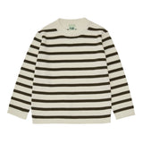 Longsleeve tee - t-shirt met lange mouwen ecru/forest - FUB