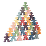 Colored Flockmen - Bouwspel 27 stuks