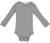 MarMar Copenhagen - Plain body lange mouwen - Grey melange