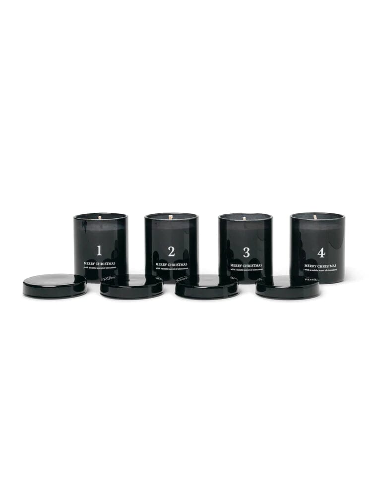 Adventsduftkerzen - schwarz - Ferm Living