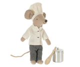 Chef Mouse met pot & lepel - Maileg