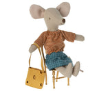 Mum mouse mit Handtasche - Maileg
