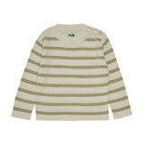 Baby T-shirt met lange mouwen - Ecru / Khaki - FUB